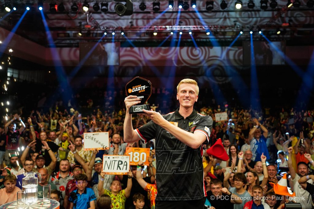 Wessel Nijman, víťaz prvého ročníka Niké Slovak Darts Open